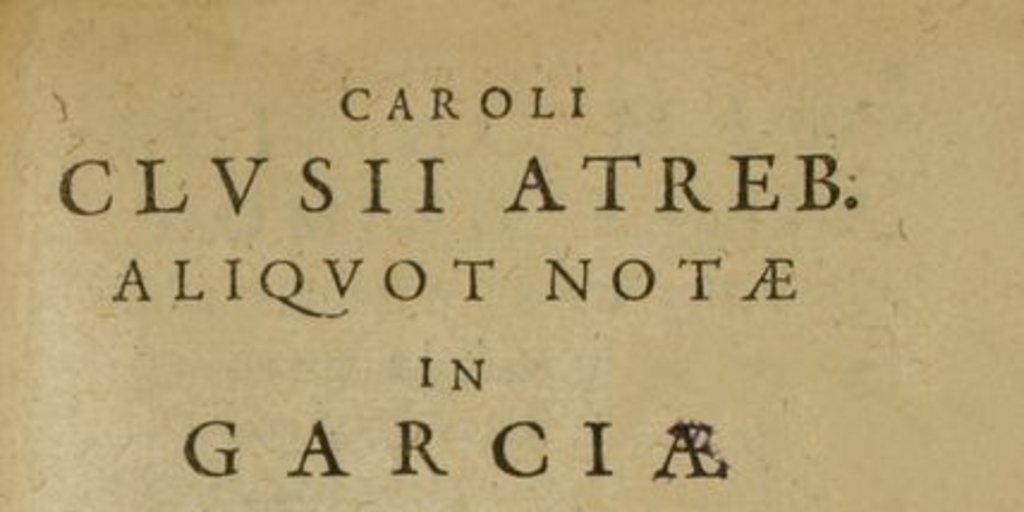 Aliquot notæ in Garciæ Aromatum Historiam