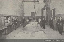 Sala de compaginación de El Mercurio de Valparaíso, ca. 1918