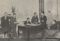Servicio informativo de El Mercurio, ca. 1918
