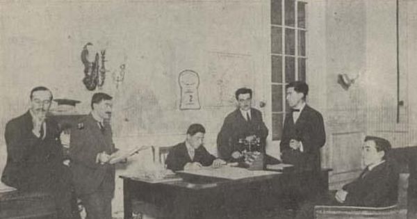 Servicio informativo de El Mercurio, ca. 1918