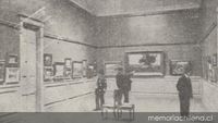 Salón de exposiciones de El Mercurio, ca. 1918