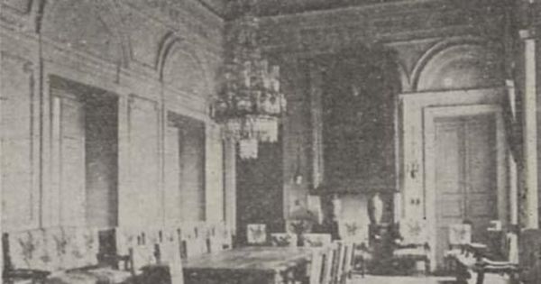 Salón de reuniones de El Mercurio, ca. 1918