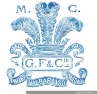 Registro de marca de Guerin Fréres y Cía., comerciante, 1885.