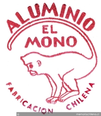 Marca de aluminio El Mono, registrada por Industrales Fantuzzi Hnos., 1968
