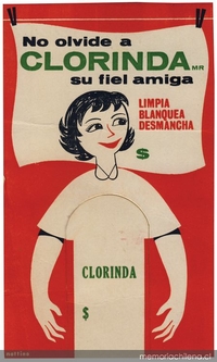 Clorinda: registro de marca para impresos de propaganda y demás artículos a nombre de Franco Chianale Duvriver Benez, Talcahuano, 1962