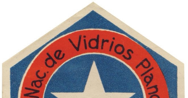 Fca. Nacional de vidrios planos: marca inscrita por la Fábrica Nacional de Vidrios Planos S.A., en 1952.