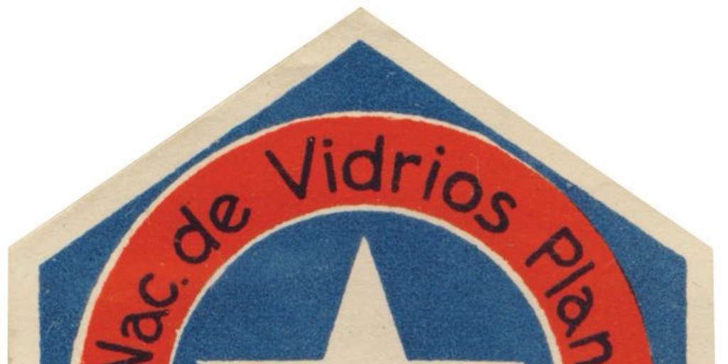 Fca. Nacional de vidrios planos: marca inscrita por la Fábrica Nacional de Vidrios Planos S.A., en 1952.