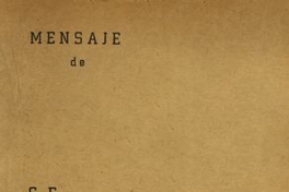 Mensaje de S. E. el Presidente de la República don Jorge Alessandri Rodríguez al Congreso Nacional al inaugurar el período ordinario de sesiones, 21 de Mayo de 1961