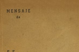 Mensaje de S. E. el Presidente de la República don Jorge Alessandri Rodríguez al Congreso Nacional al inaugurar el período ordinario de sesiones, 21 de Mayo de 1962