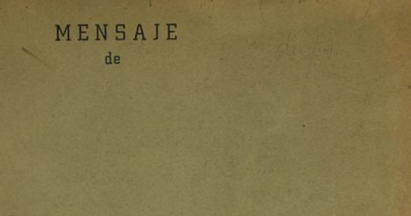 Mensaje de S. E. el Presidente de la República don Jorge Alessandri Rodríguez al Congreso Nacional al inaugurar el período ordinario de sesiones, 21 de Mayo de 1963