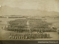 Pie de foto: Regimiento Santiago, 1879. Pie de foto: Regimiento Santiago, 1879.