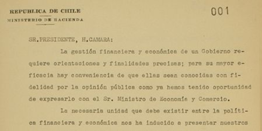 Exposición de la Hacienda Pública 1947