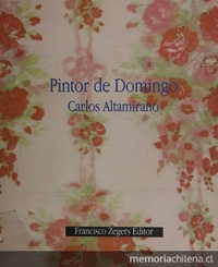 Portada de Pintor de domingo de Carlos Altamirano