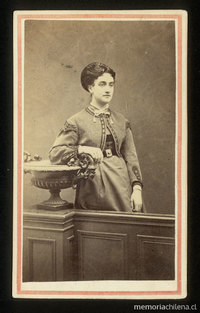 Martina Barros Borgoño de Orrego, joven