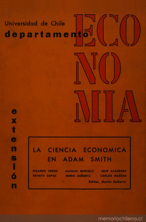 La ciencia económica en Adam Smith