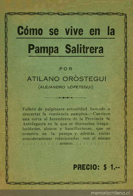 Cómo se vive en la pampa salitrera