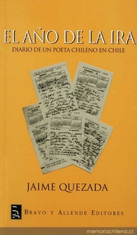 El año de la ira: diario de un poeta chileno en Chile septiembre 1973-septiembre 1974