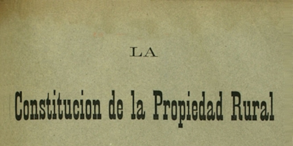 La Constitución de la propiedad rural en Magallanes