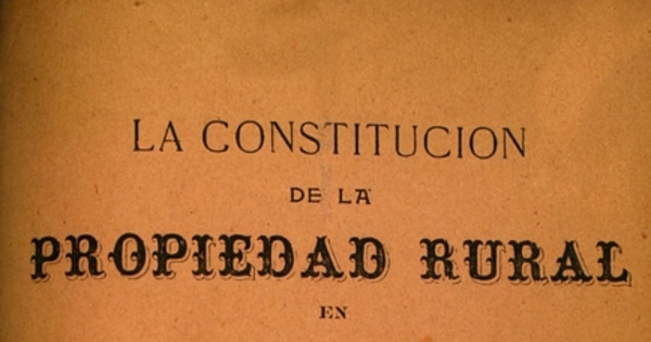 La constitución de la propiedad rural en Magallanes