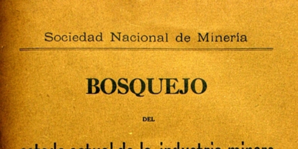 Bosquejo del estado actual de la industria minera del cobre en el estranjero i en Chile