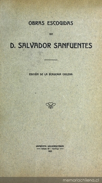 Obras escogidas de d. Salvador Sanfuentes