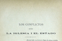 Los conflictos entre la Iglesia i el Estado