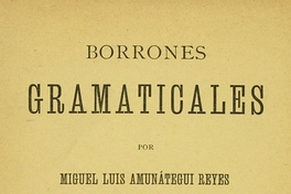 Borrones gramaticales