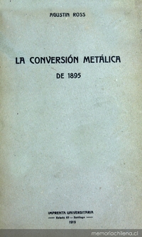 La conversión metálica de 1895
