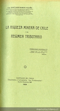 La riqueza minera de Chile y su régimen tributario