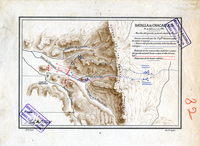Plano de la Batalla de Chacabuco. 12 de febrero de 1817.