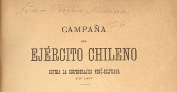 Decreto supremo comunicado al Jeneral Blanco en vísperas de la salida del Ejército Libertador