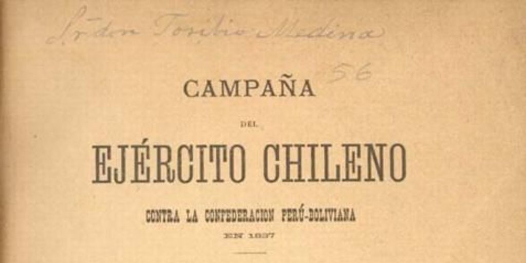 Decreto supremo comunicado al Jeneral Blanco en vísperas de la salida del Ejército Libertador