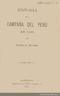 Carta, 1838 ago. 30, Lima, Perú a Francisco Bulnes