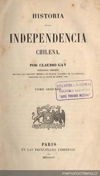 Historia de la independencia chilena