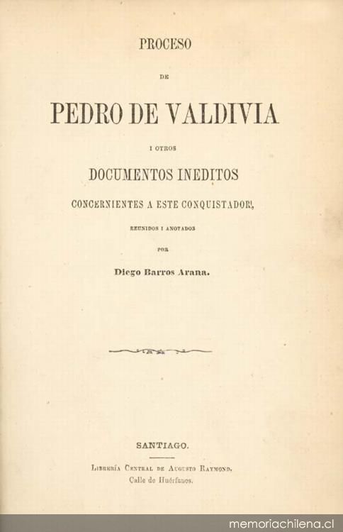 Proceso de Pedro de Valdivia