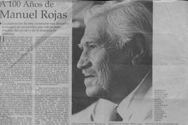 A 100 años de Manuel Rojas