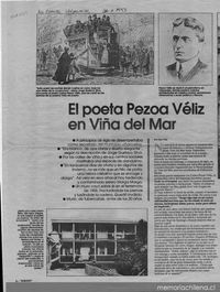 El poeta Pezoa Véliz en Viña del Mar