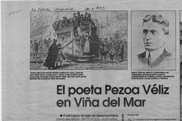 El poeta Pezoa Véliz en Viña del Mar