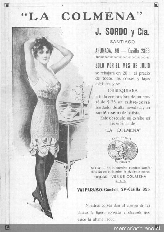 Publicidad de corsés