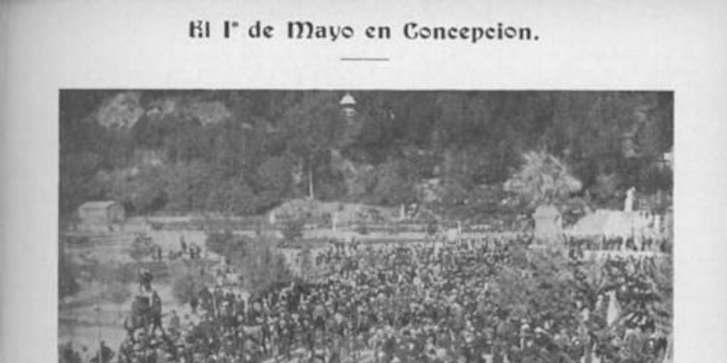 El 1° de mayo en Concepción, 1907