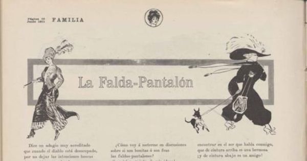 La falda pantalón