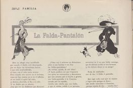 La falda pantalón