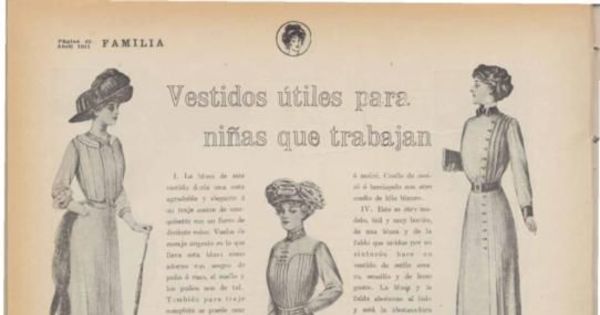 Moda del siglo XX en Chile : vestidos de señoritas