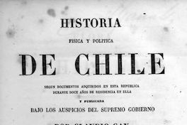 Historia física y política de Chile : según documentos adquiridos en esta república durante doce años de residencia en ella Historia física y política de Chile : según documentos adquiridos en esta república durante doce años de residencia en ella