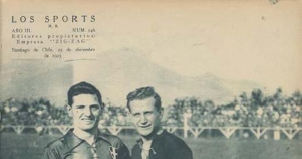 Lagarreta y Rosseti : capitanes de los equipos español e italiano
