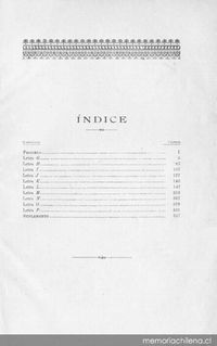 Diccionario biográfico de Chile : índice.