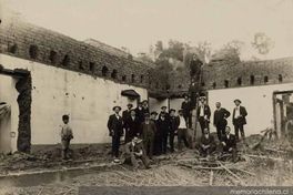 Convento de Santa Clara en demolición, 1912