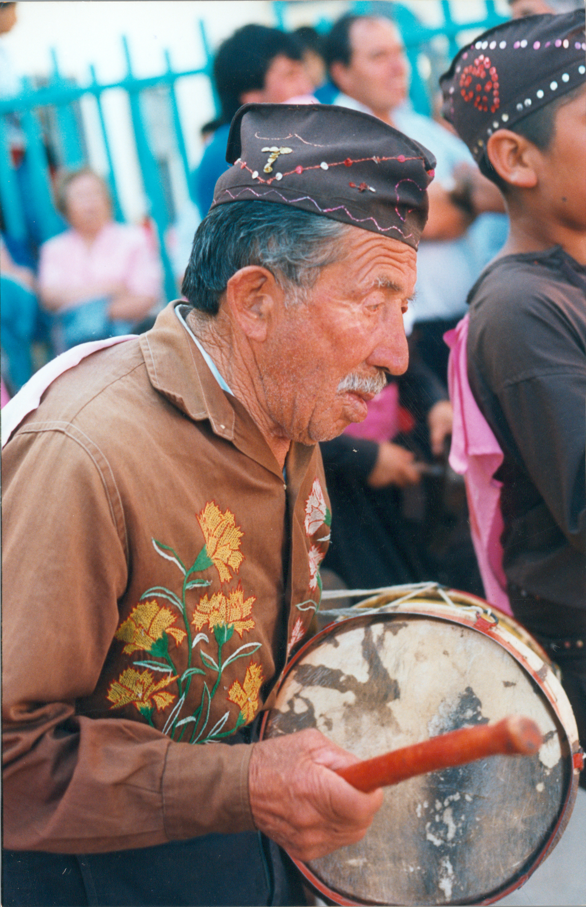 Chino en la Fiesta de la Virgen de Andacollo, diciembre, 1995