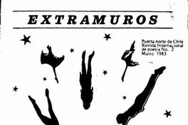 Extramuros : revista internacional de poesía : n° 2, marzo 1983