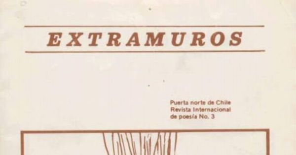 Extramuros : revista internacional de poesía : n° 3, 1983